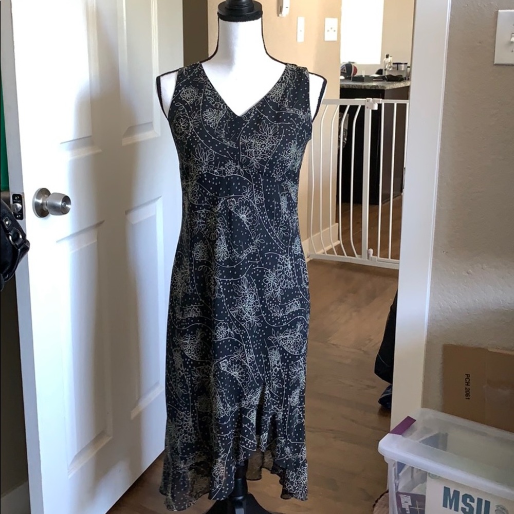 Loft Petites 2 Sheer Dress